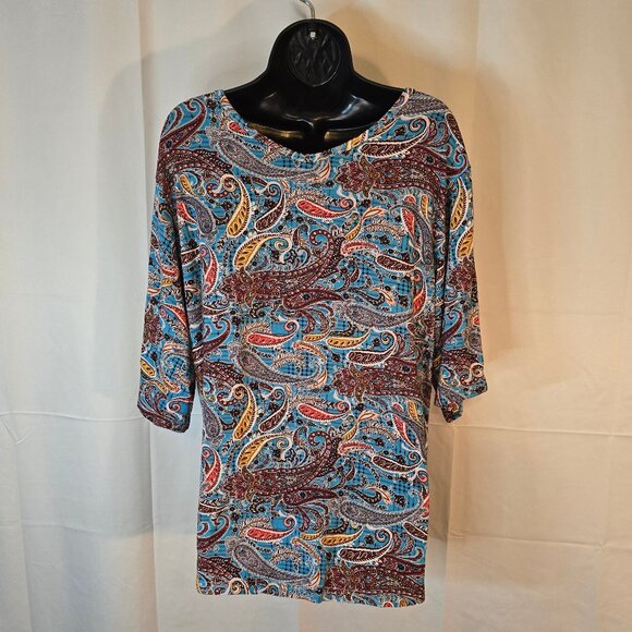 Colorful Paisley Blouse - Picture 2 of 7